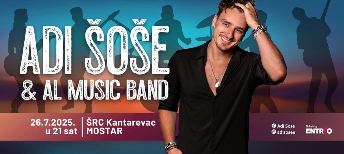 Popularni Mostarac spreman za veliki koncert u rodnom gradu 26.7.